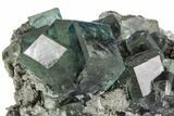Cubic, Green Fluorite (Dodecahedral Edges) - China #112400-2